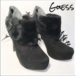 Guess Black  “Oleta” Ankle Booties (6.5)